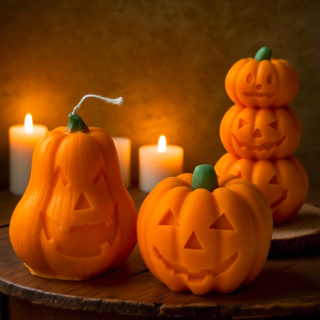 Soy Candle Fragrance Oil - ฮาโลวีนปีศาจฟักทองซิลิโคนเทียนแม่พิมพ์ Handmade AROMA พลาสเตอร์เรซิ่นตกแต่งแม่พิมพ์ขี้ผึ้งถั่วเหลืองเทียนทําอุปกรณ์