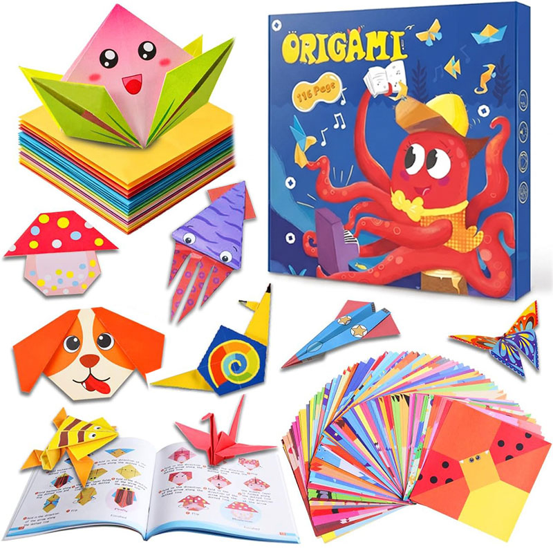 Art Craft Shop - ชุดงานฝีมือกระดาษโอริกามิ หนังสือคู่มือ DIY อุปกรณ์งานศิลปะ ชุดกระดาษพับหลากสี โครงการ
