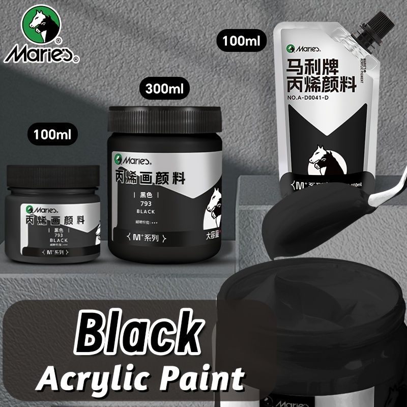 Marie's สีดําสีอะคริลิค,1 ชิ้น - Acrylic Pour Paint บทวิจารณ์และราคา