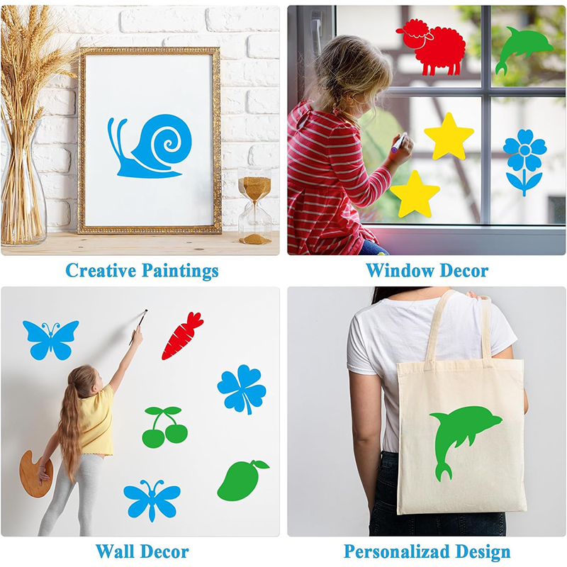 10/20 ชิ้น แม่แบบภาพวาด ลายฉลุ - Art Craft Material บทวิจารณ์และราคา