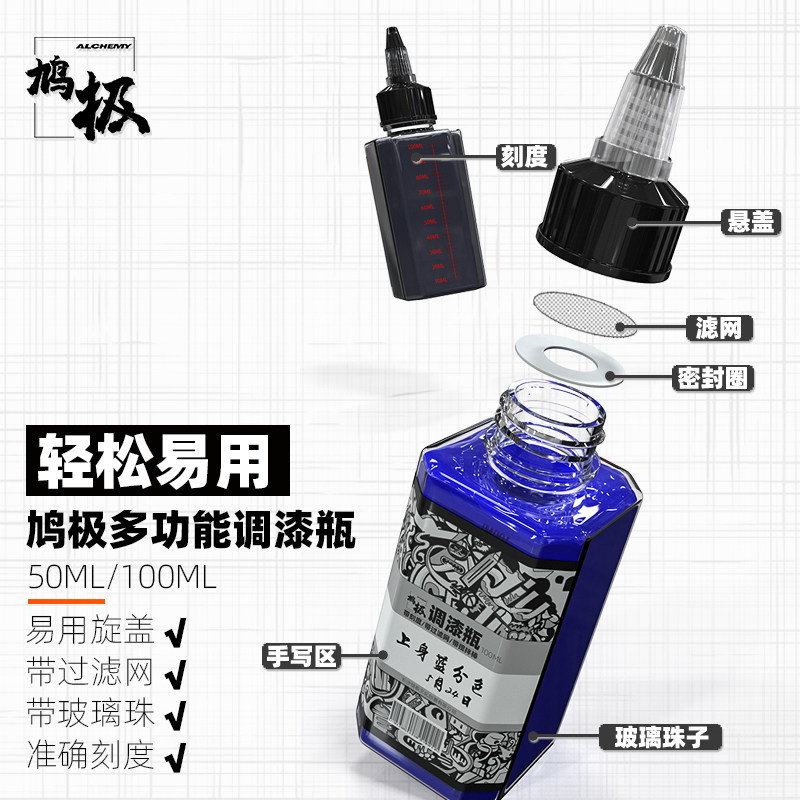 ขวดผสมสีแบบหัวเข็ม ขวดใส่สารละ - Acrylic Pour Paint บทวิจารณ์และราคา