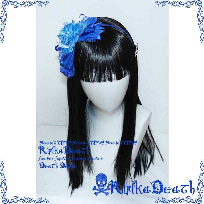ที่คาดผมลูกไม้สีน้ำเงินไคลน์ ด - Art And Craft Hair บทวิจารณ์และราคา