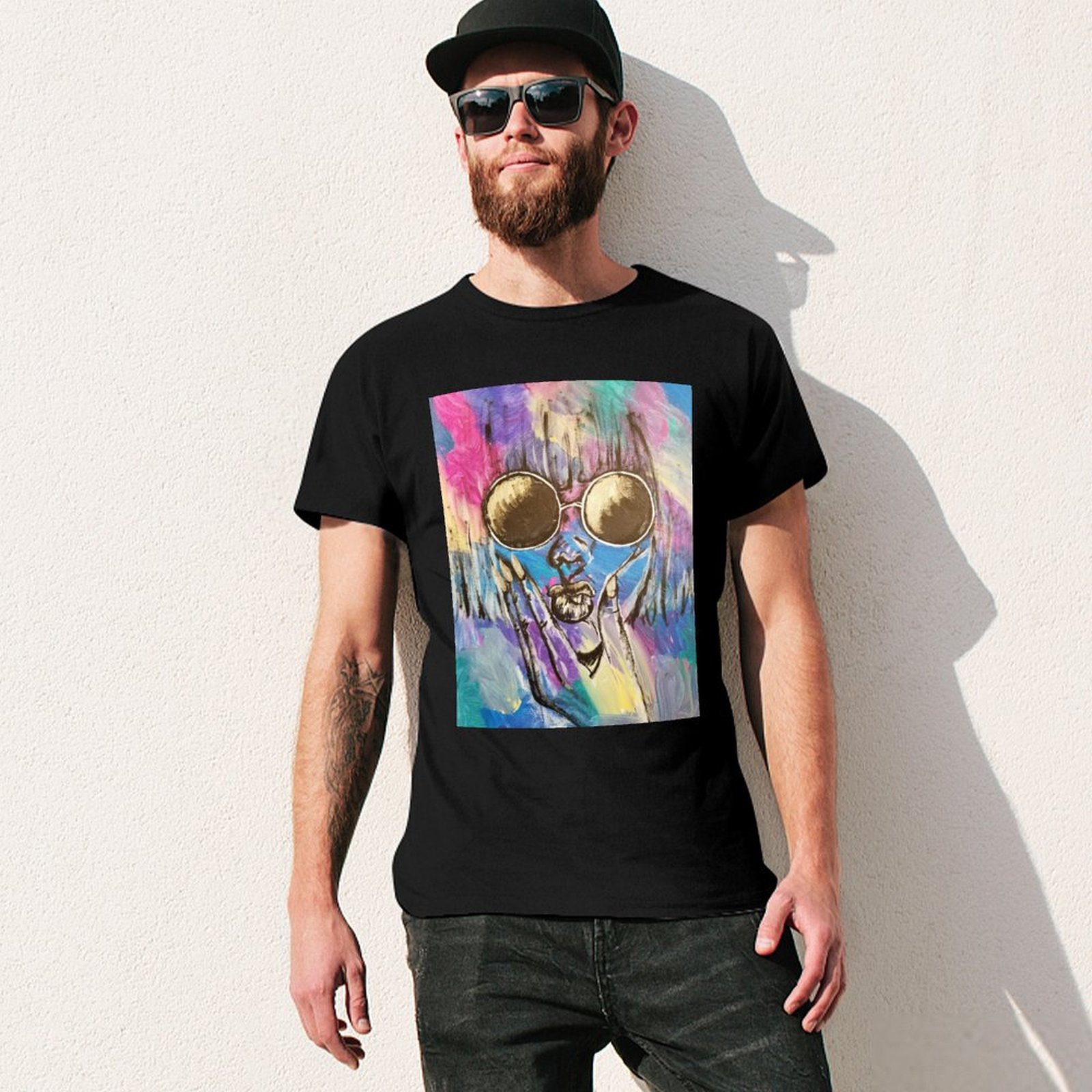เสื้อยืดลายสีอะคริลิกหยดสีแบบน - Acrylic Pour Paint บทวิจารณ์และราคา