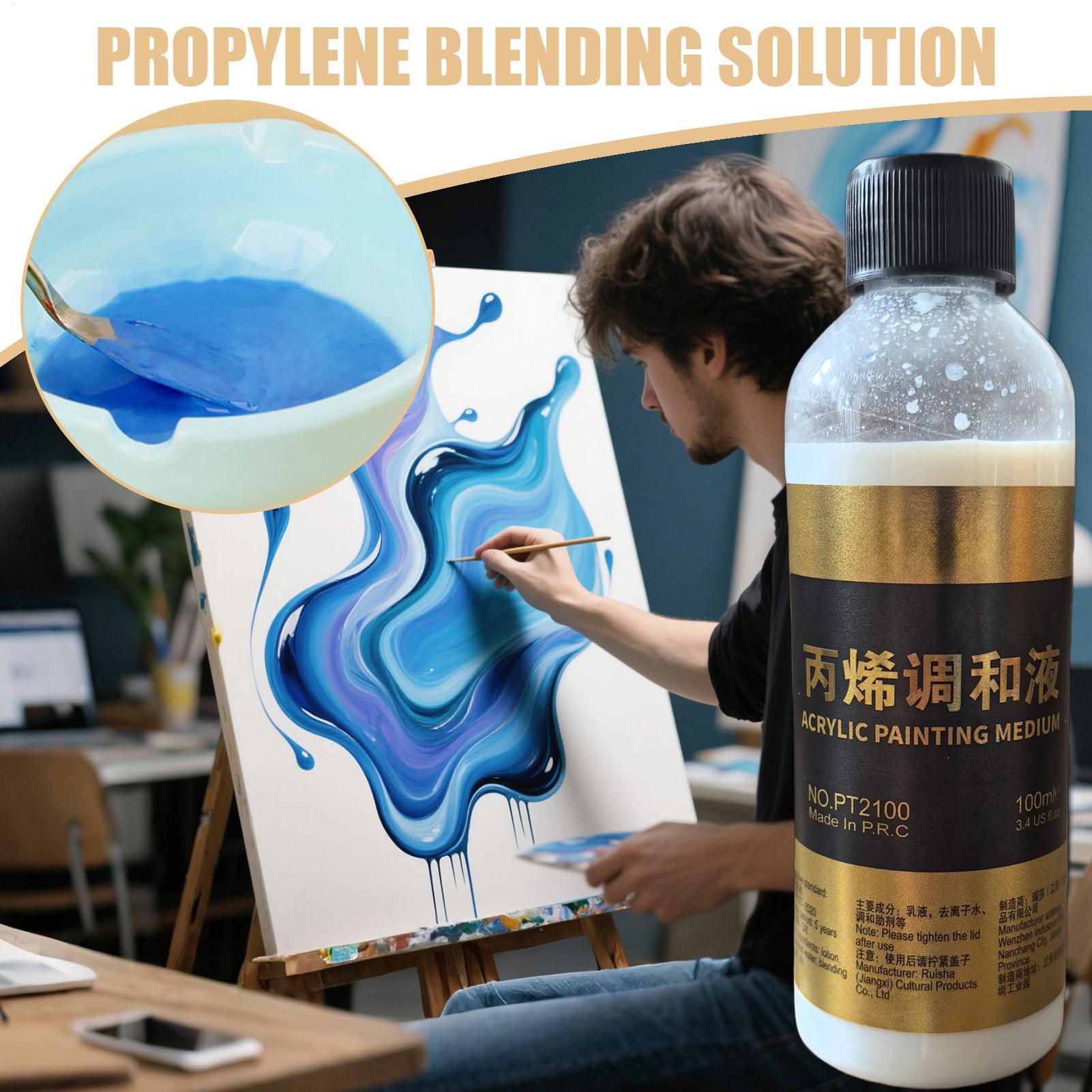 น้ำยาผสมสีอะคริลิกอเนกประสงค์  - Acrylic Pour Paint บทวิจารณ์และราคา