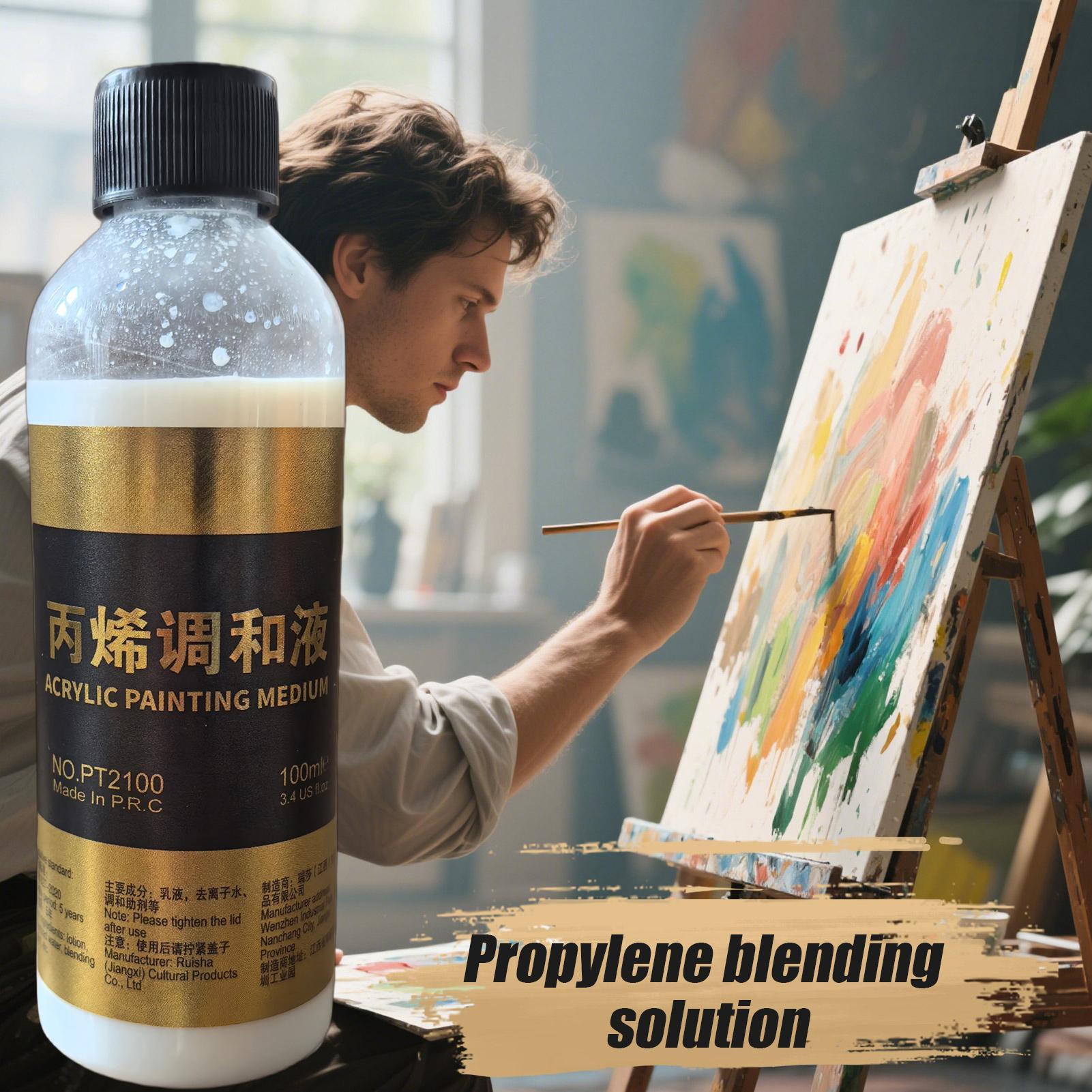 น้ำยาผสมสีอะคริลิกอเนกประสงค์  - Acrylic Pour Paint บทวิจารณ์และราคา