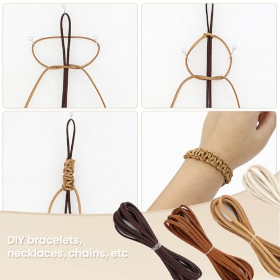 เชือกหนัง เชือกหนังกลับ เชือกห - The Art And Craft Of Jewelry บทวิจารณ์และราคา
