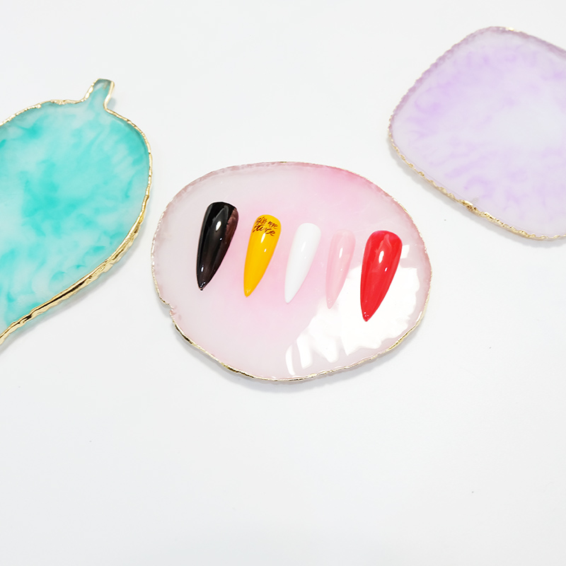 เรซิ่นหินสีเจลเล็บผสมวาดสีแผ่น - Acrylic Pour Paint บทวิจารณ์และราคา
