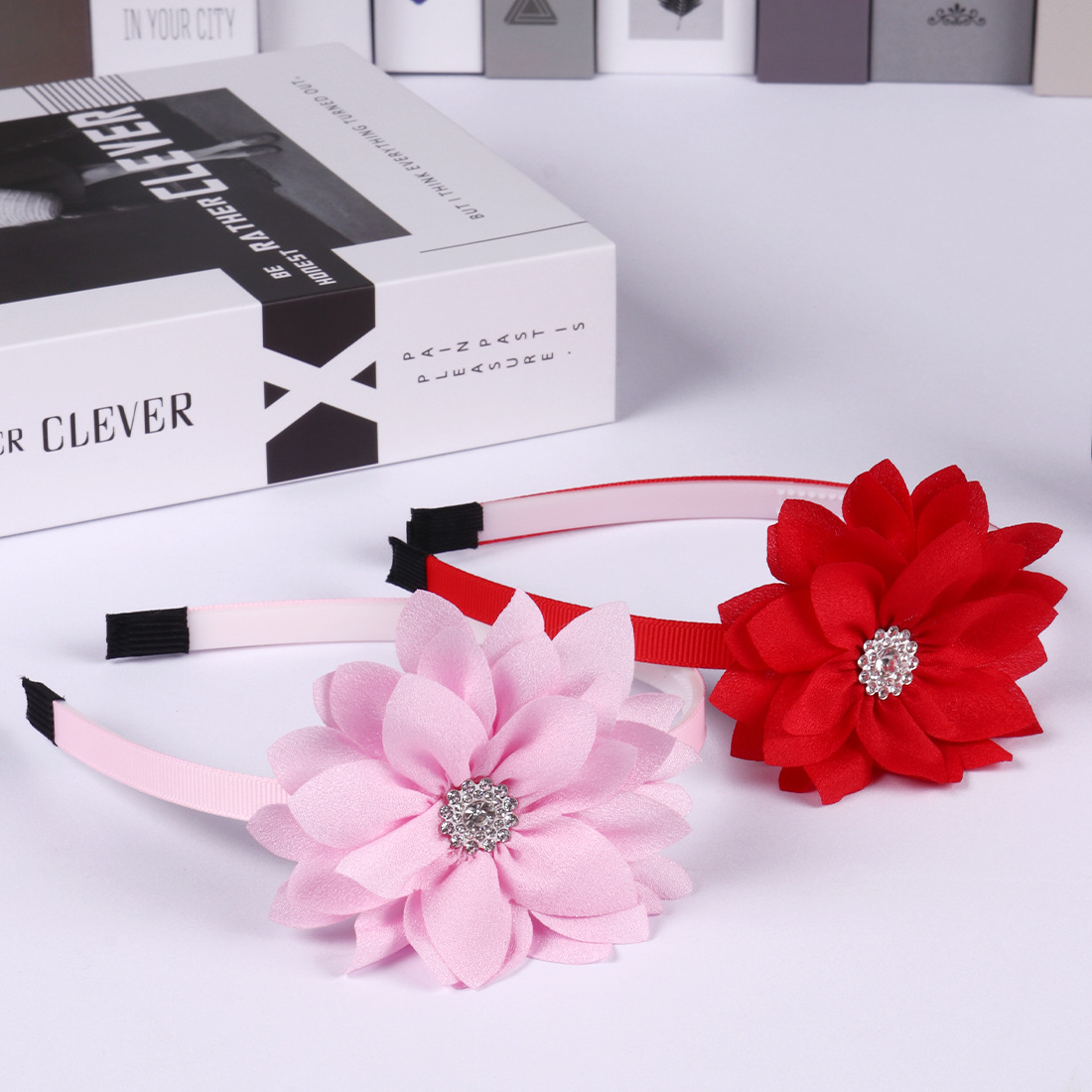 ที่คาดผมแฟชั่นดอกไม้ผ้าติดผมสำ - Art And Craft Hair บทวิจารณ์และราคา