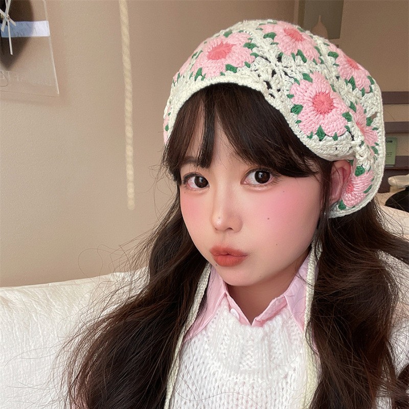 วินเทจทอผ้าถักดอกไม้สามเหลี่ยม - Art And Craft Hair บทวิจารณ์และราคา