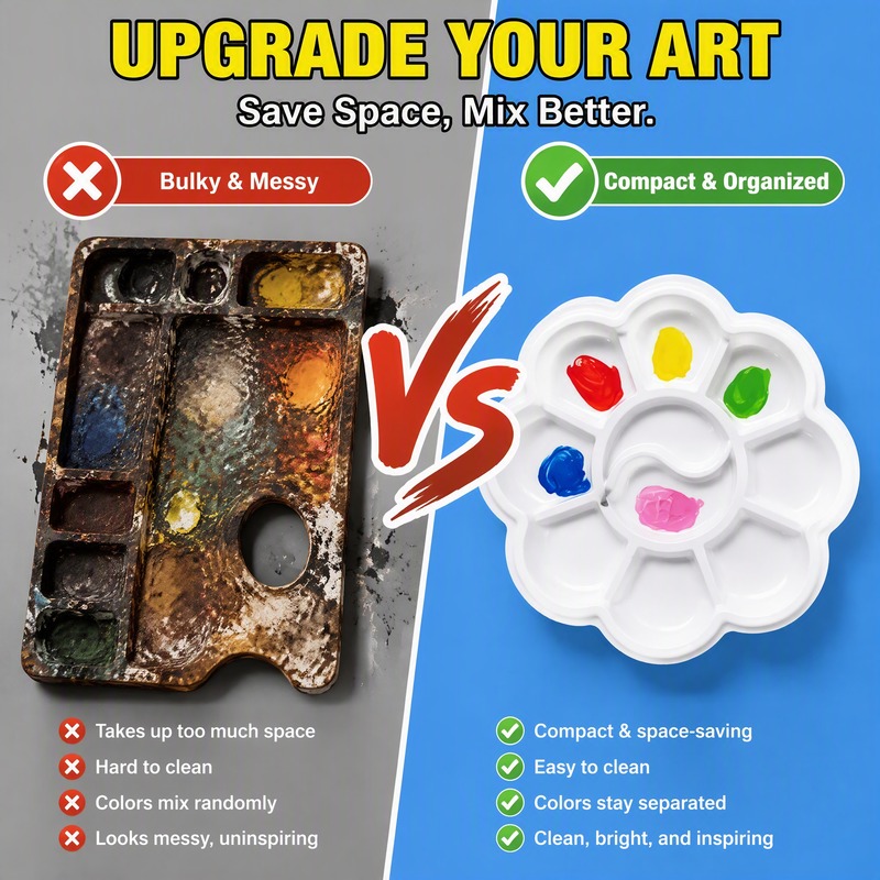 20 ชิ้น ถาดผสมสีแบบใช้แล้วทิ้ง - Acrylic Pour Paint บทวิจารณ์และราคา