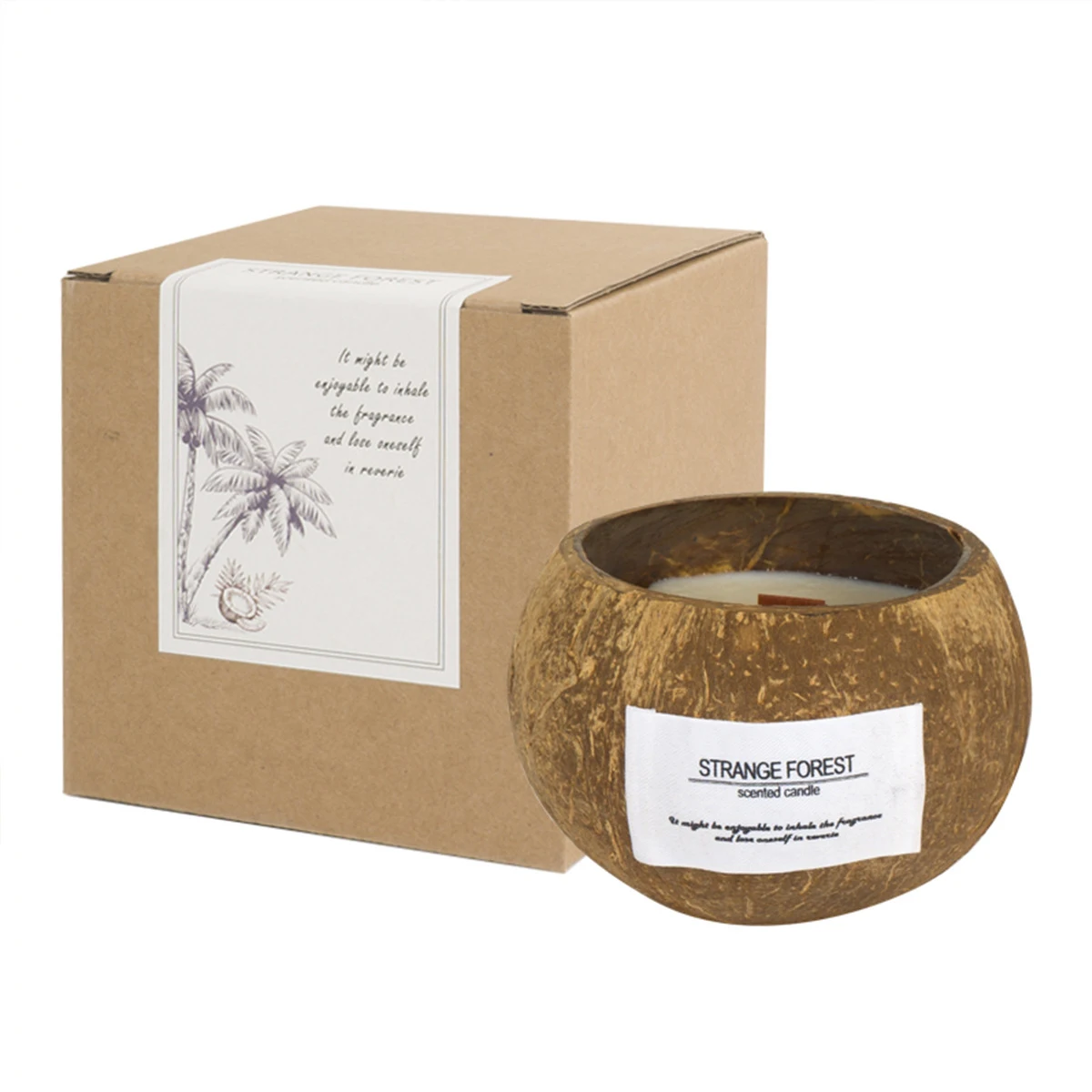 เทียนหอมอโรมาจากเปลือกมะพร้าว  - Soy Candle Fragrance Oil บทวิจารณ์และราคา