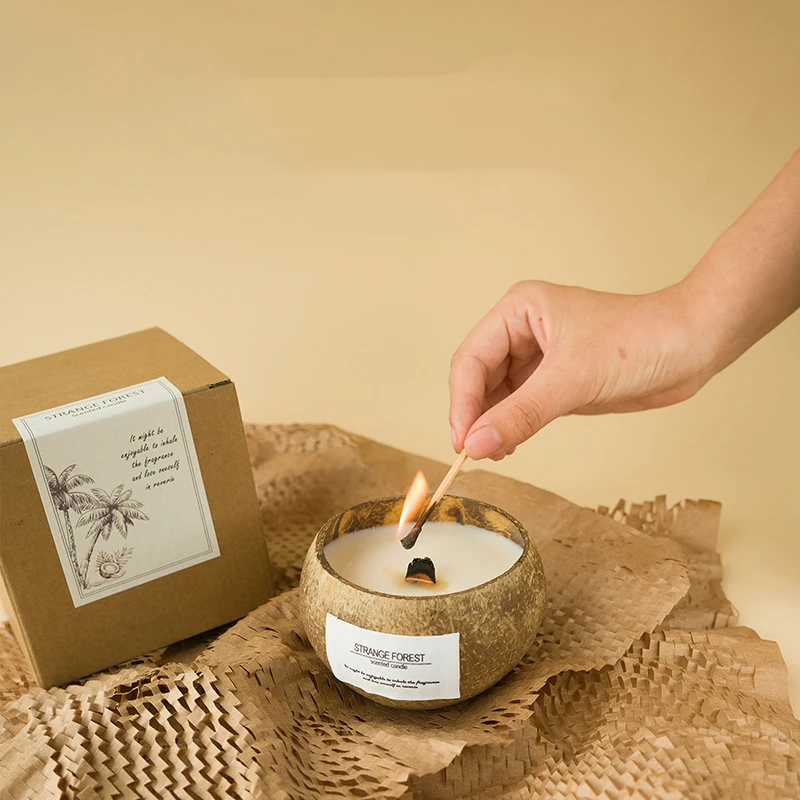เทียนหอมอโรมาจากเปลือกมะพร้าว  - Soy Candle Fragrance Oil บทวิจารณ์และราคา