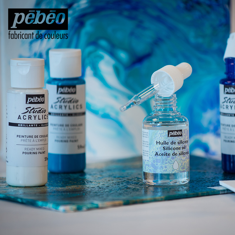 PEBEO ประสบการณ์การเทสีอะคริลิ - Acrylic Pour Paint บทวิจารณ์และราคา