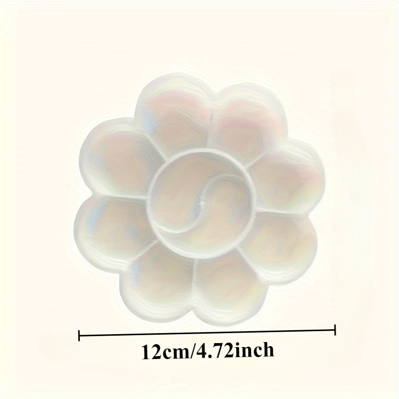 จานสีรูปดอกไม้แบบใช้แล้วทิ้ง 1 - Acrylic Pour Paint บทวิจารณ์และราคา