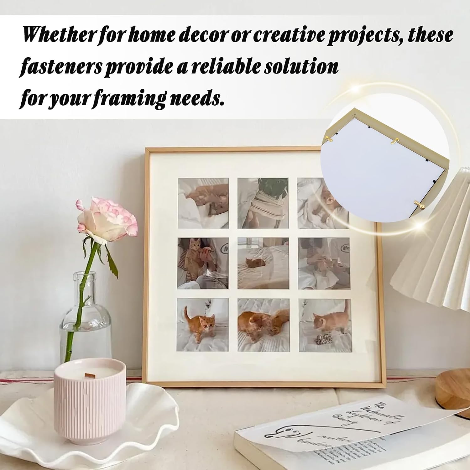 1-2 กล่อง ตัวยึดหลังกรอบรูปเหล - Art Craft Mirror บทวิจารณ์และราคา